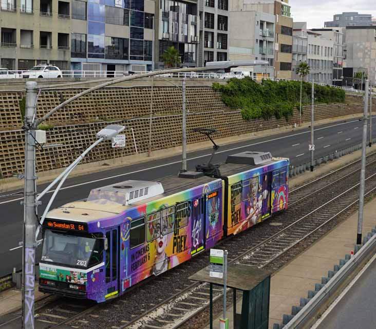 Yarra Trams B Class 2103 Birds of Prey